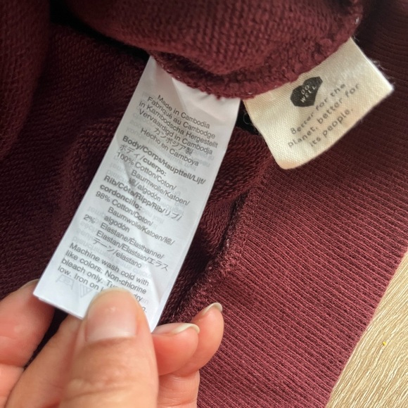 Madewell Sweatshirt Women's XS Tigerized Print Oversized Pullover Sweatshirt - Picture 5 of 9